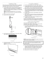 Предварительный просмотр 27 страницы Jenn-Air JB36SEFXRB Installation Instructions Manual