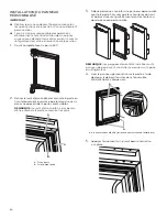 Предварительный просмотр 24 страницы Jenn-Air JBRFR24IGX Use And Care Manual And Installation Instructions