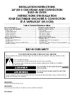 Jenn-Air JBS7524BS Instructions Manual preview
