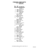 Предварительный просмотр 6 страницы Jenn-Air JCB2581WES00 Parts List