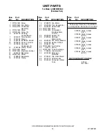 Предварительный просмотр 14 страницы Jenn-Air JCB2581WES00 Parts List