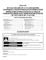 Preview for 1 page of Jenn-Air JED8130ADB17 Installation Instructions Manual