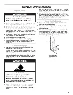 Preview for 5 page of Jenn-Air JER8895BAS - 30" Electric Double Oven Range Installation Instructions Manual