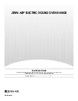 Jenn-Air JER8895BAS - 30" Electric Double Oven Range Use & Care Manual preview