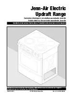 Jenn-Air JES8750BAB Installation Instructions Manual preview