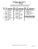 Предварительный просмотр 4 страницы Jenn-Air JFC2089HPR10 Parts List