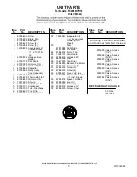 Preview for 10 page of Jenn-Air JFC2089HPR10 Parts List