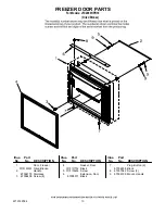 Предварительный просмотр 13 страницы Jenn-Air JFC2089HPR10 Parts List