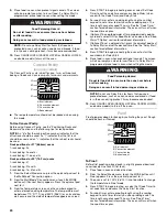 Preview for 20 page of Jenn-Air JJW2327 Use & Care Manual