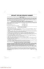 Preview for 32 page of Jenn-Air JJW8630DDQ Use & Care Manual