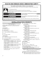 Preview for 2 page of Jenn-Air JMW3430DS Installation Instructions Manual