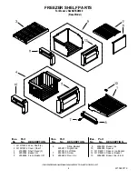 Предварительный просмотр 4 страницы Jenn-Air JS42NXFXDW00 Parts List