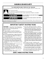 Preview for 3 page of Jenn-Air JWD2030WX Use & Care Manual