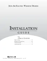 Jenn-Air JWD7030CDX Installation Manual preview