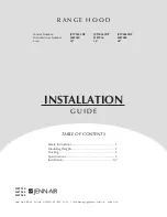 Jenn-Air JXT9030CDP Installation Manual preview