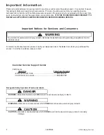 Предварительный просмотр 2 страницы Jenn-Air PRO-STYLE JGD8348CDP Service Manual