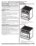 Jenn-Air PRO-STYLE JGRP430W Installation Instructions preview