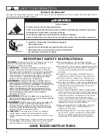 Preview for 4 page of Jenn-Air PRO-STYLE Use And Care Manual