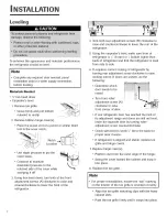 Preview for 8 page of Jenn-Air REFRIGERATOR Use & Care Manual