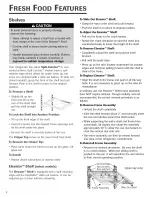 Preview for 10 page of Jenn-Air REFRIGERATOR Use & Care Manual