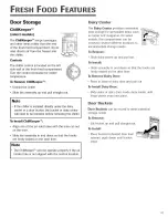 Preview for 11 page of Jenn-Air REFRIGERATOR Use & Care Manual