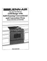 Jenn-Air SVE47600 Use And Care Manual preview