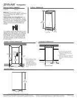 Jenn-Air TC707S Product Dimensions preview