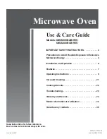 Jenn-Air UMC5200BAB Use & Care Manual preview