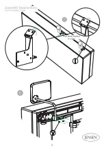 Preview for 3 page of Jensen Add On Sliding Table Assembly Instructions Manual