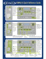 Предварительный просмотр 1 страницы Jensen AWM975 Quick Reference Manual