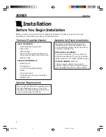 Предварительный просмотр 2 страницы Jensen CD615X Installation Instuctions