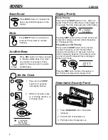 Предварительный просмотр 4 страницы Jensen CD615X Operation Data