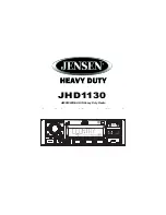 Jensen JHD1130 User Manual preview