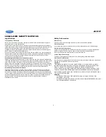 Preview for 2 page of Jensen JRV212T Installation And Operation Manual