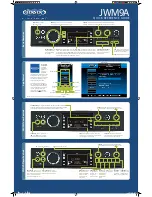 Preview for 1 page of Jensen JWM9A Quick Reference Manual