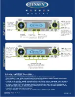 Preview for 2 page of Jensen MSR3007 Quick Reference Manual