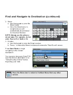 Preview for 13 page of Jensen NAV102 Quick Reference Manual