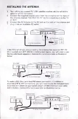 Предварительный просмотр 4 страницы Jensen TV920 Owner'S Manual