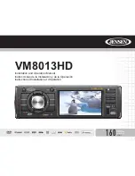 Jensen VM8013HD - Screen MultiMedia Receiver Installation And Operation Manual preview