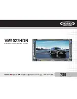 Jensen VM9022HDN - Touch Screen Double Din MultiMedia... Installation And Operation Manual предпросмотр