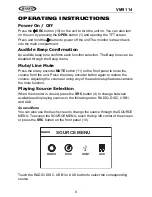 Preview for 12 page of Jensen VM9114 Operating Instructions Manual