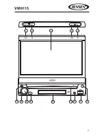 Предварительный просмотр 7 страницы Jensen VM9115 Operating Instructions Manual