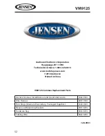 Preview for 52 page of Jensen VM9125 Operating Instructions Manual