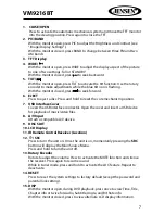 Preview for 7 page of Jensen VM9216BT Operating Instructions Manual