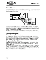 Preview for 18 page of Jensen VM9216BT Operating Instructions Manual