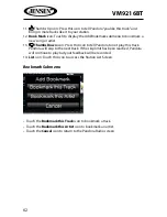 Preview for 62 page of Jensen VM9216BT Operating Instructions Manual