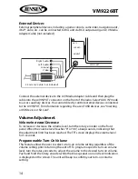 Предварительный просмотр 14 страницы Jensen VM9226BT Operating Instructions Manual