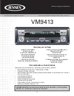 Preview for 5 page of Jensen VM9413 Installation Manual