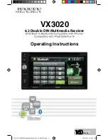 Jensen VX3020 Operating Instructions Manual preview