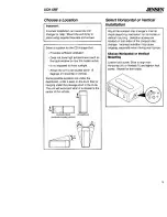 Preview for 3 page of Jensen XCH 6RF Installation Manual